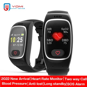2023 Смарт часовници За по-възрастните хора 4G Водоустойчив Монитор на Сърдечната честота и Кръвното Налягане С една бутон SOS Защитен следи GPS Wi-Fi Android Телефон Часовници