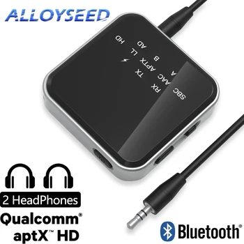 Bluetooth 5.2 Аудио Предавател, Приемник Безжичен Адаптер USB Dongle 3.5mm AUX вход RCA aptX-LL/HD Hi-Fi Стерео за ТЕЛЕВИЗИЯ PC Слушалки