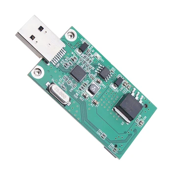 MSATA USB Адаптер за Настолен компютър Mini PCI-E Преобразуване Карта PC Transfer Board Аксесоар за 512 GB SSD MSATA към USB Странично