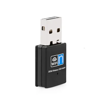 Безжична мини USB Wifi адаптер 802.11 N 300 Mbit/с USB2.0 приемник ключ мрежова карта за десктоп и преносими КОМПЮТРИ
