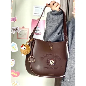 Дамска чанта-тоут от памук с голям капацитет, за еднократна употреба, японски долната чанта, дизайнерски дамски ежедневни чанта, чанта през рамо