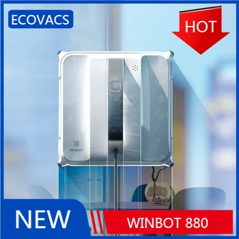 НОВОСТ 2020 г., робот-мойщик прозорци Ecovacs Winbot 880, автоматичен домакински интелигентни електрически прозорец прахосмукачка
