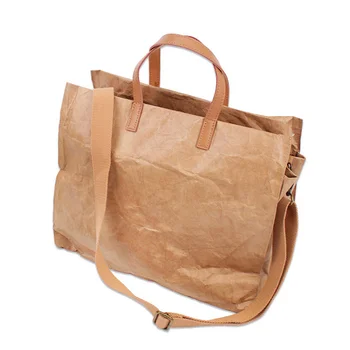 Най-новите дамски чанти, дамски чанта през рамо, торбички от крафт-хартия, чанта-месинджър, моющаяся, устойчива на счупвания, уникална лека модерна чанта