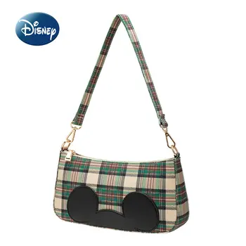 Оригинална дамска чанта Дисни Мики, луксозна марка дамски чанта през рамо, мультяшная модерна чанта през рамо с голям капацитет