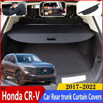 Шторка багажника на колата за Хонда CR V 2022 Аксесоари CRV CR-V 2017 ~ 2022 Шторка багажника на колата багаж калъфи за багажников Аксесоари